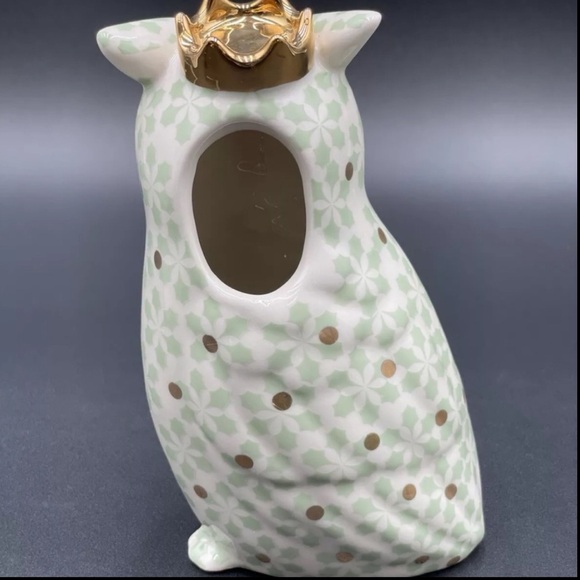 Anthropologie Owl Winterland Ceramic Vase - Picture 5 of 7